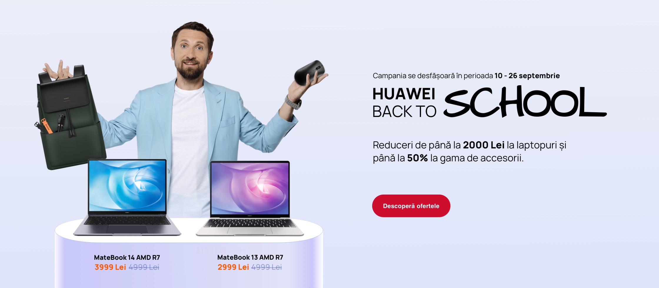 Cele mai apreciate laptopuri Huawei la cele mai bune prețuri pentru pregătirile de începere a școlii