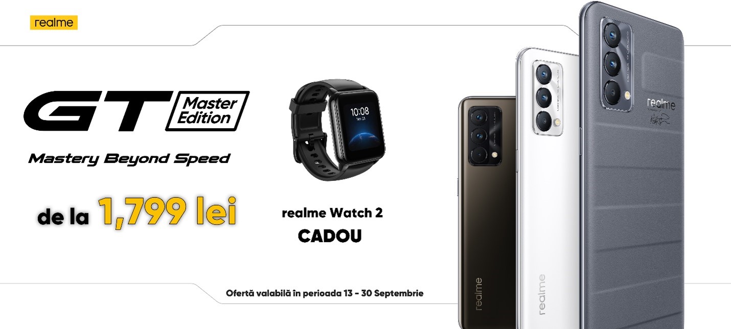 realme lansează în România modelul GT Master Edition