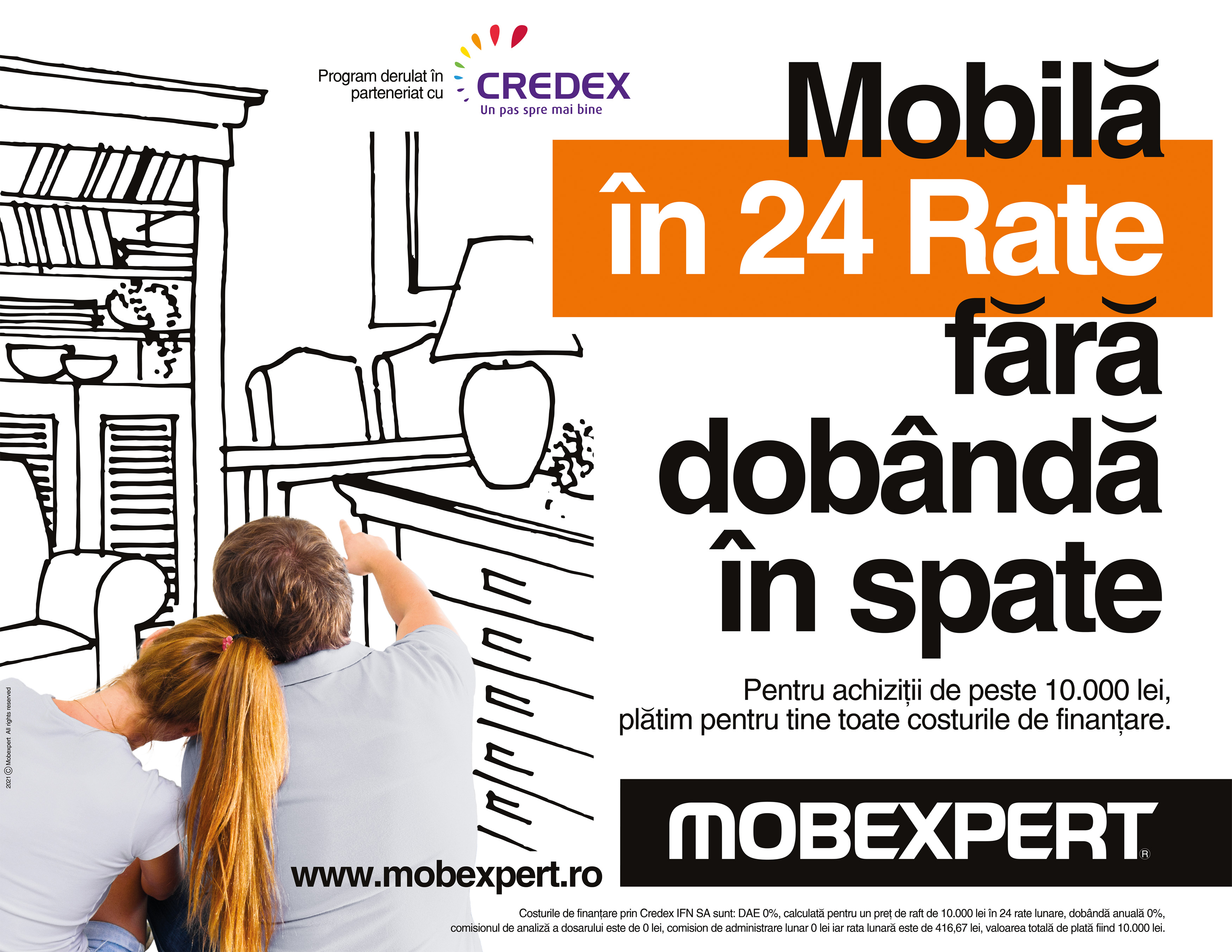 Credex IFN și Mobexpert devin parteneri comerciali în vânzarea de mobilier prin servicii de credit