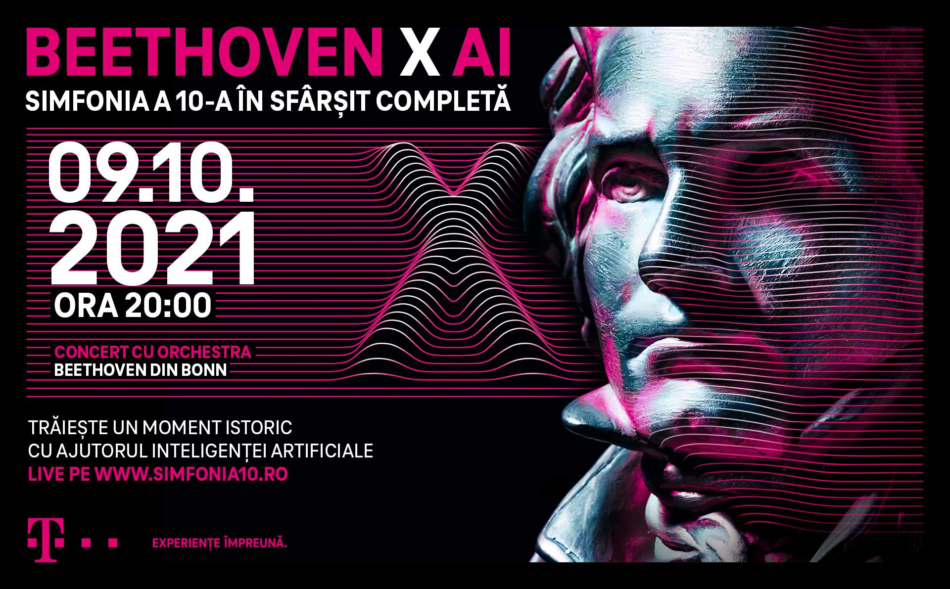 Finalizarea cu ajutorul AI a celei de-a X-a simfonii a lui Beethoven la Bonn, transmisă live și în România