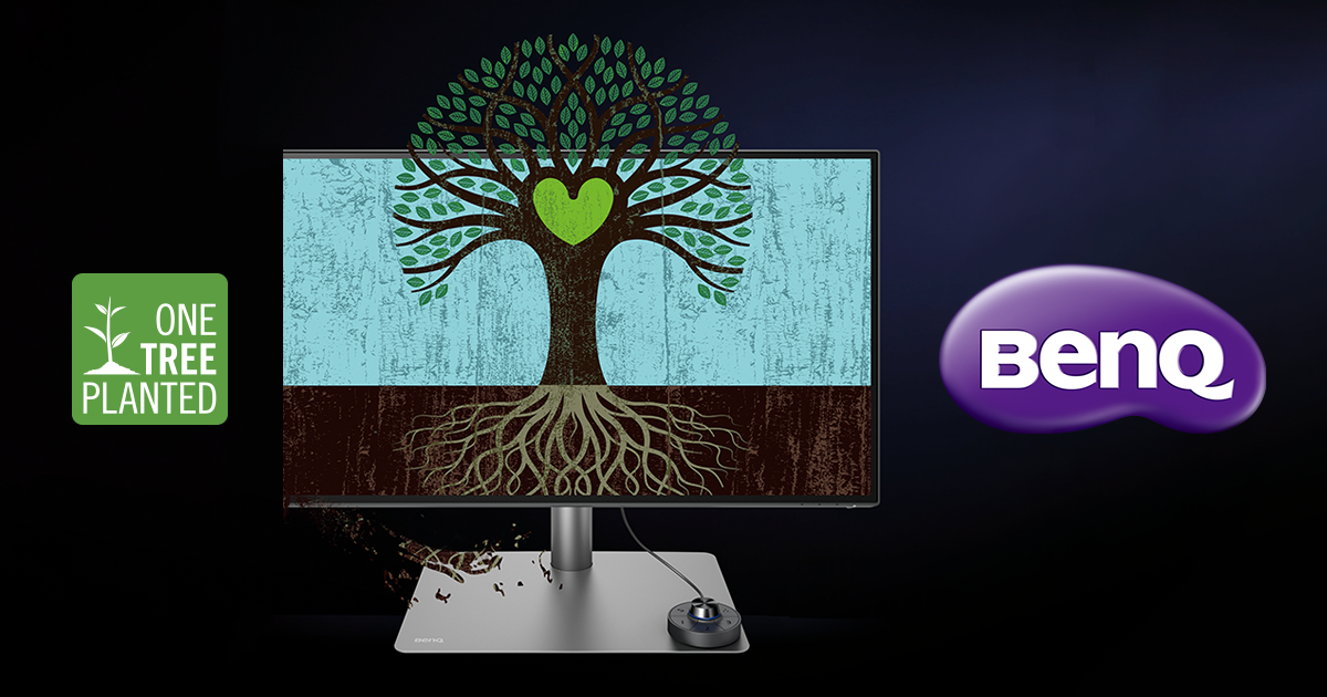 BenQ susţine iniţiativa „One Tree Planted” și va planta un copac pentru fiecare participare