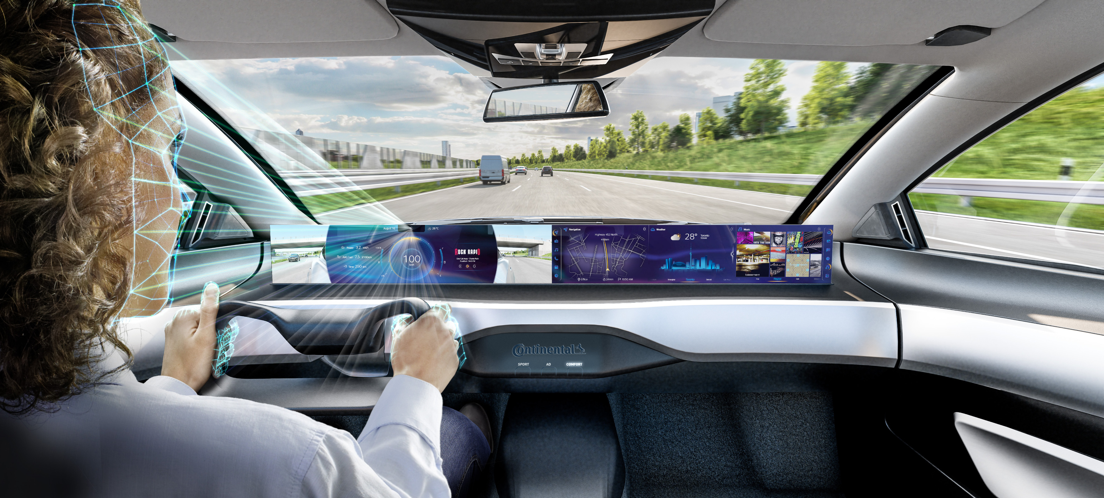 Continental Cabin Sensing: senzori de interior pentru o siguranță mai mare și un design sofisticat al mașinii