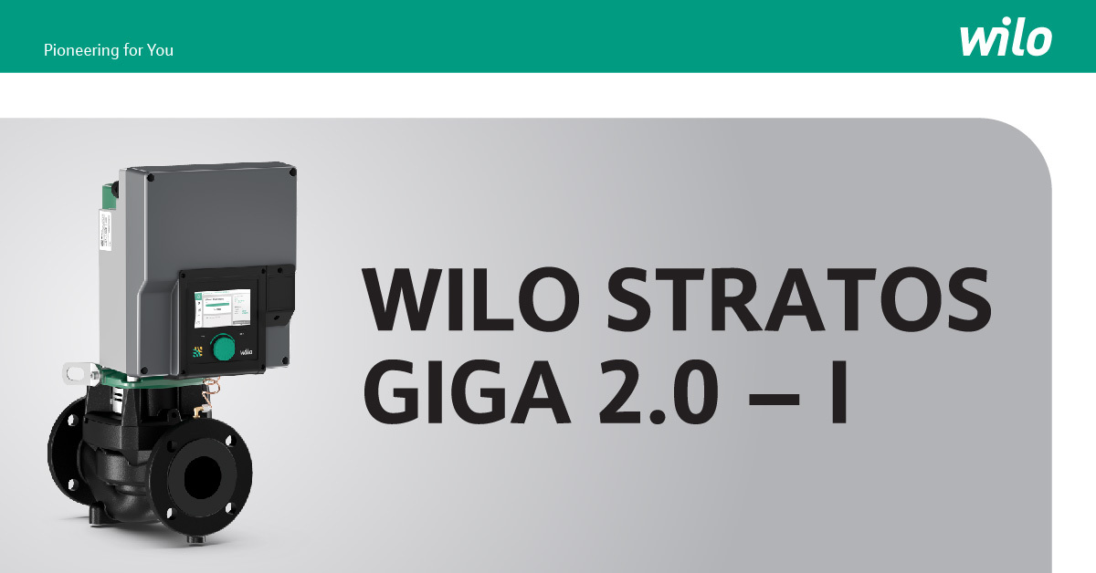 Stratos GIGA 2.0, pompa inteligentă cu etanșare mecanică. Alegerea smart pentru proiecte HVAC
