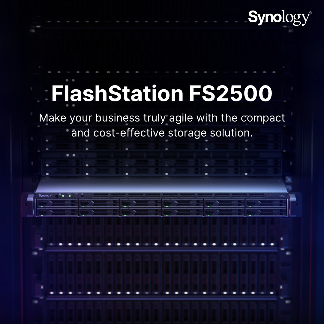 Synology anunţă FlashStation FS2500  și noi SSD-uri SATA