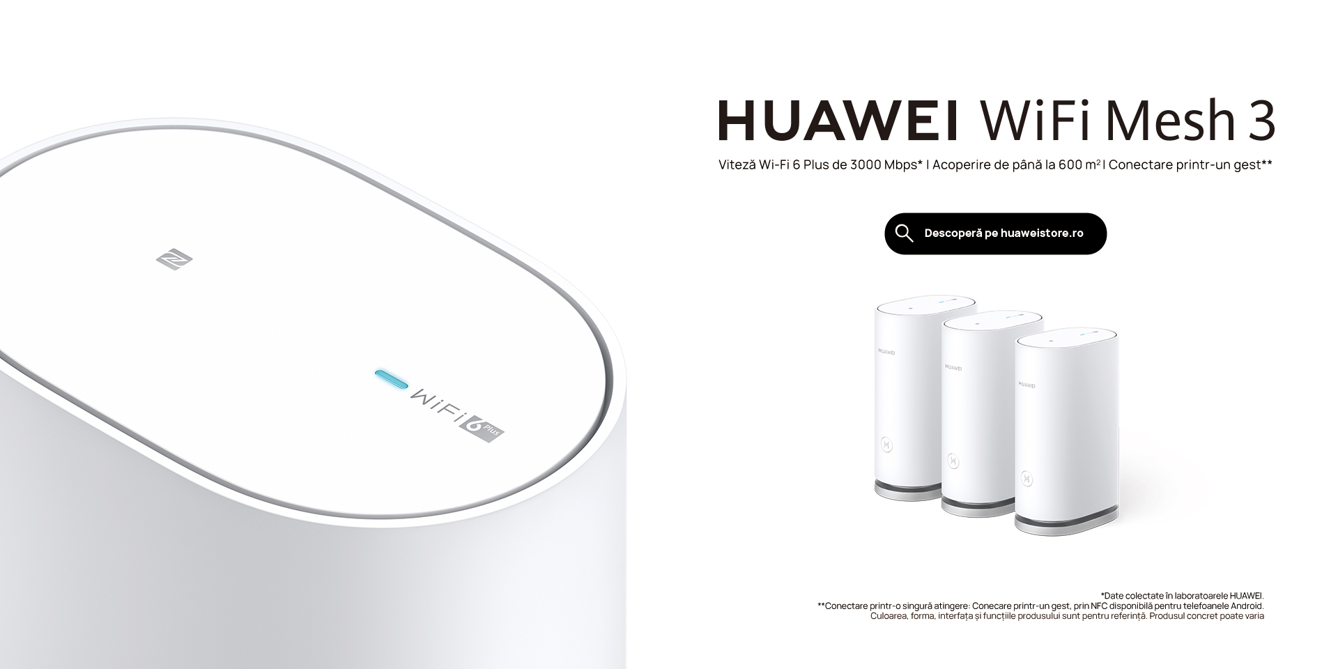 Huawei lansează noua generație de routere, HUAWEI WiFi Mesh 3