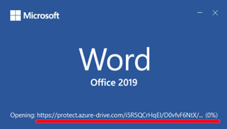 Un utilizator atent poate observa că se întâmplă ceva neplăcut când MS Word afișează fereastra pop-up standard de încărcare