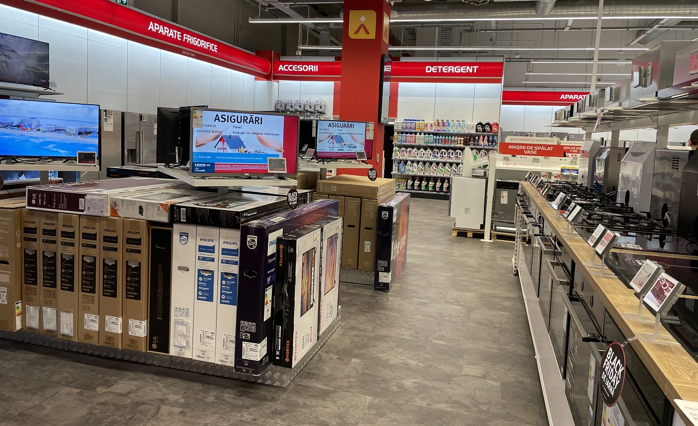 Magazinul Altex din Shopping City Târgu Jiu a fost reamenajat și modernizat