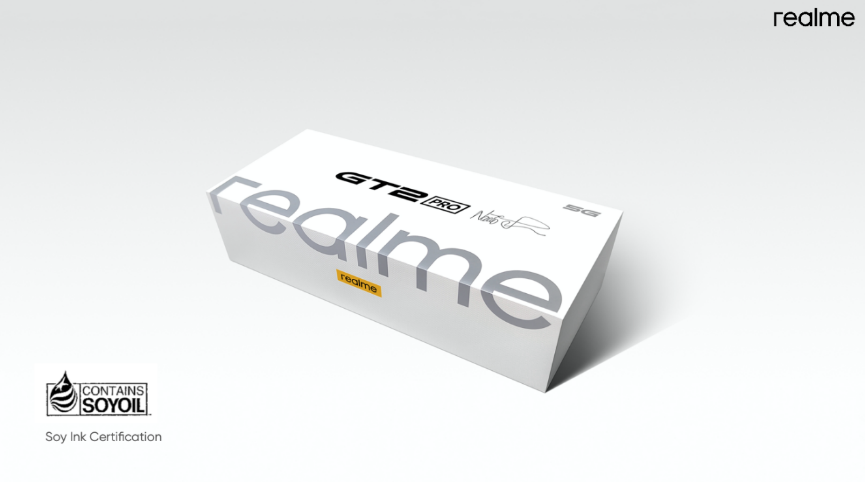 Recyclable Packaging of realme GT 2 Series