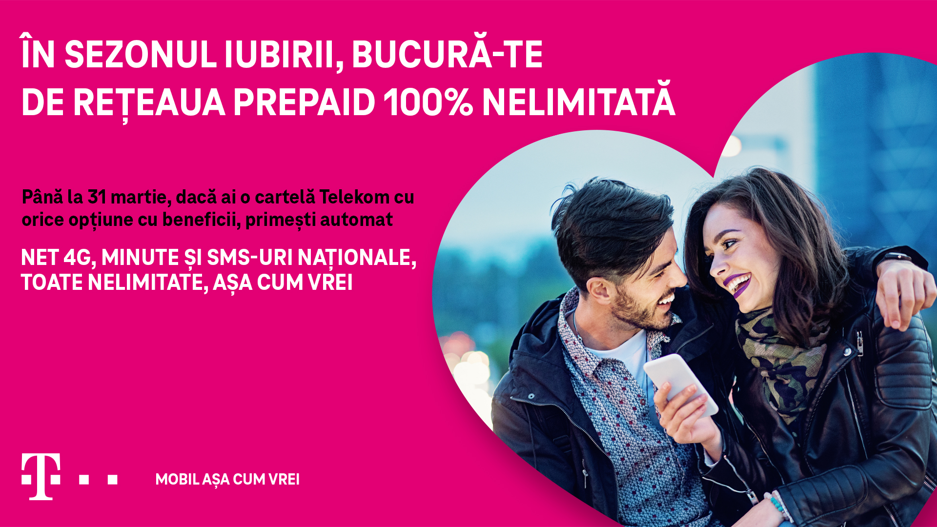 Rețeaua Telekom devine nelimitată pentru utilizatorii de cartele prepaid