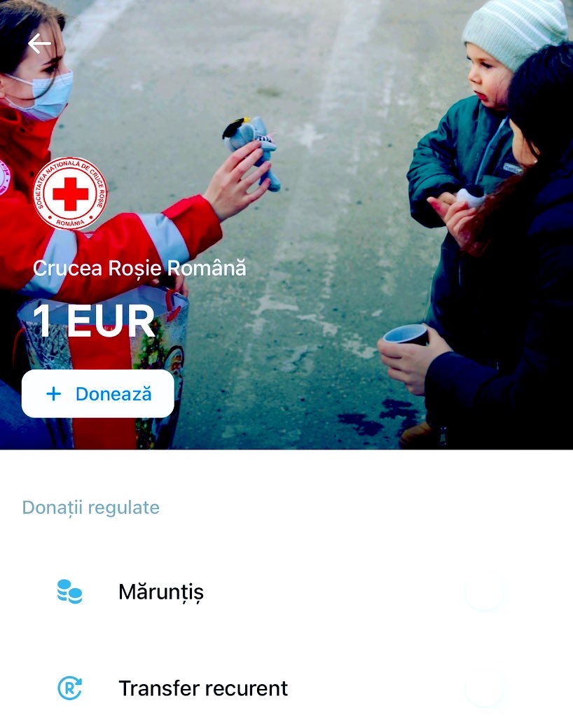 Revolut Romania se alătură apelului umanitar pentru Ucraina al Crucii Rosii Romane