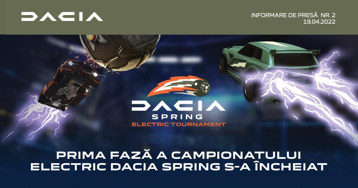 Comunicat de presă - Prima etapă a Campionatului Electric Dacia Spring s-a încheiat