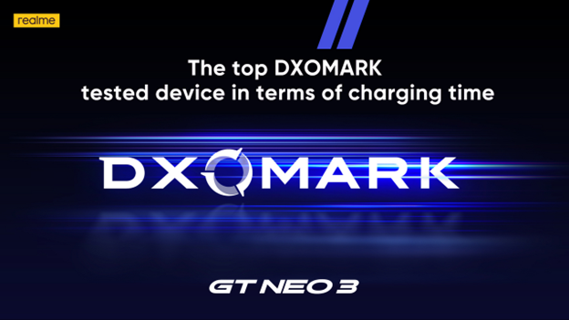 realme GT NEO 3 a înregistrat un record în istoria DXOMARK la testul de încărcare