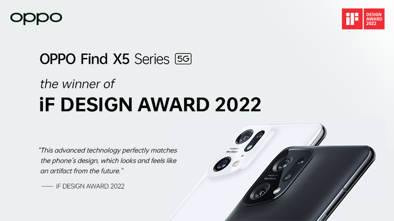 OPPO premiată la iF Design Awards 2022