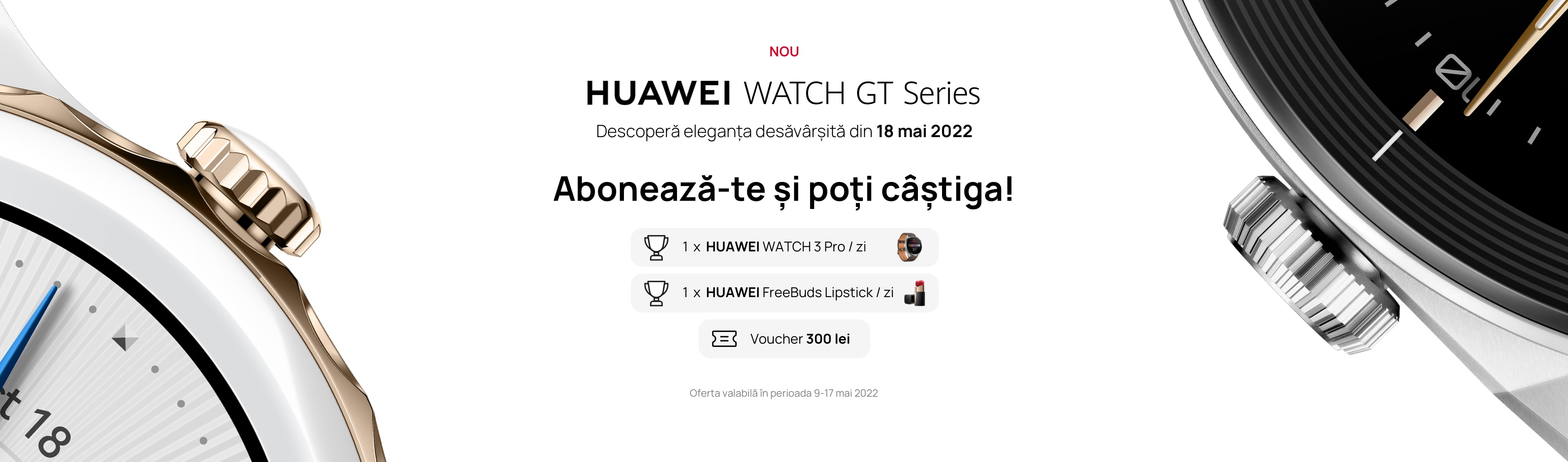 Huawei va lansa noua serie WATCH GT în mai multe versiuni surprinzătoare