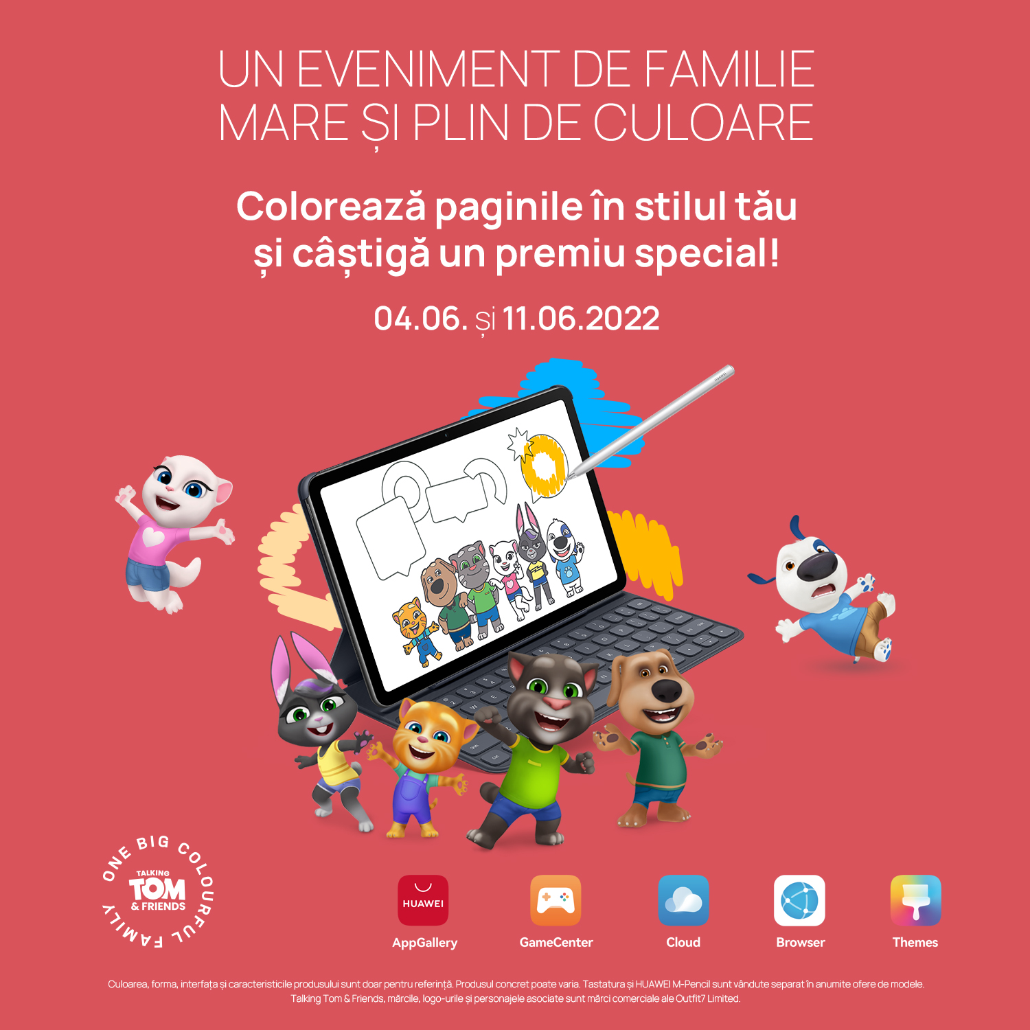 Huawei încurajează creativitatea în cadrul evenimentului Talking Tom & Friends