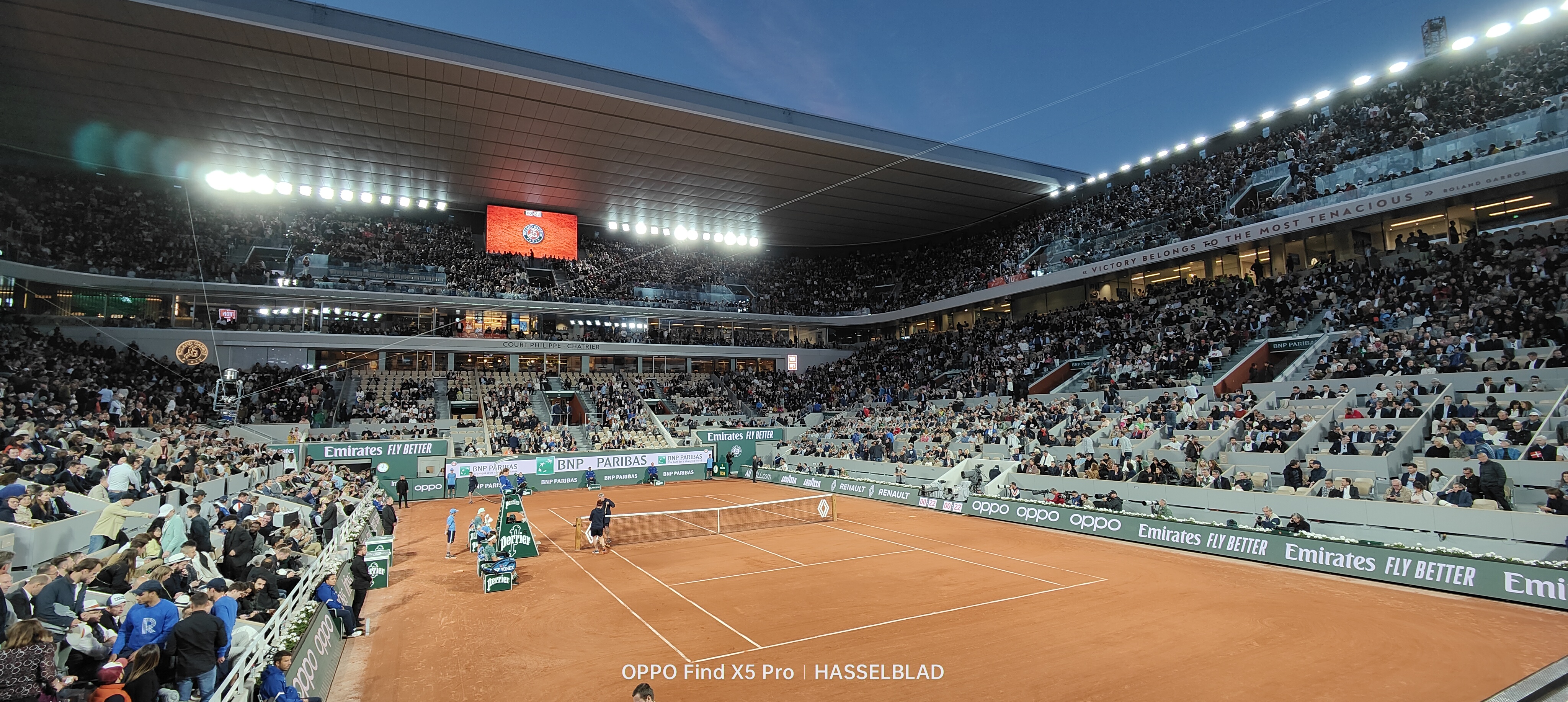 Capacitatea emblematică de fotografie a OPPO Find X5 Pro, demonstrată la Roland-Garros 2022
