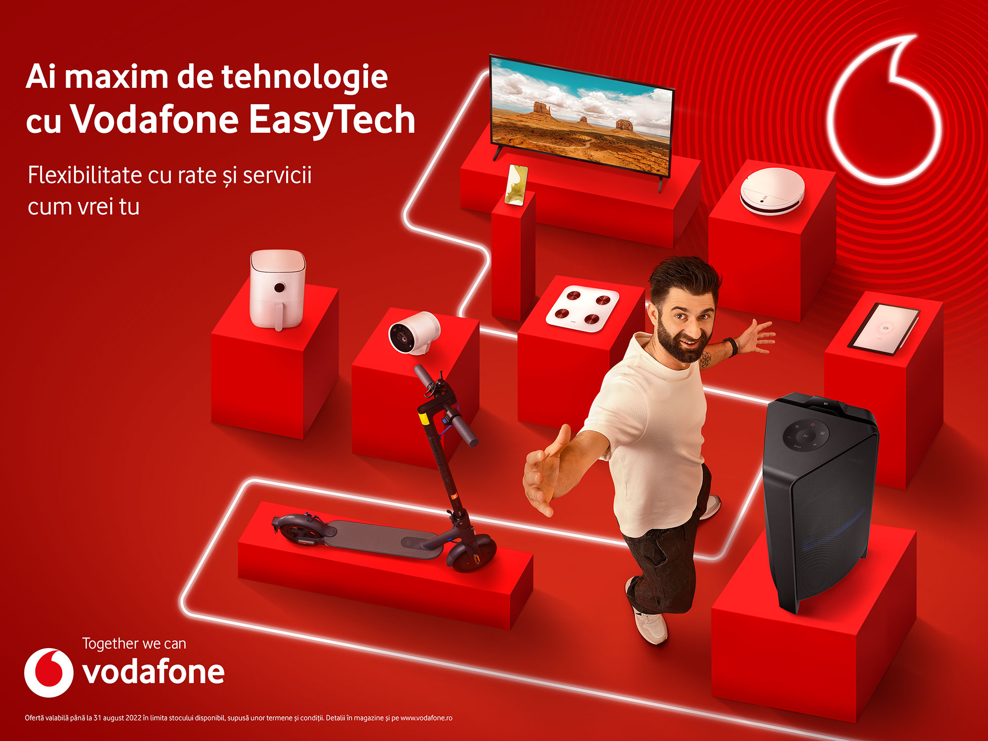 Vodafone devine one stop shop de tehnologie și servicii, prin EasyTech