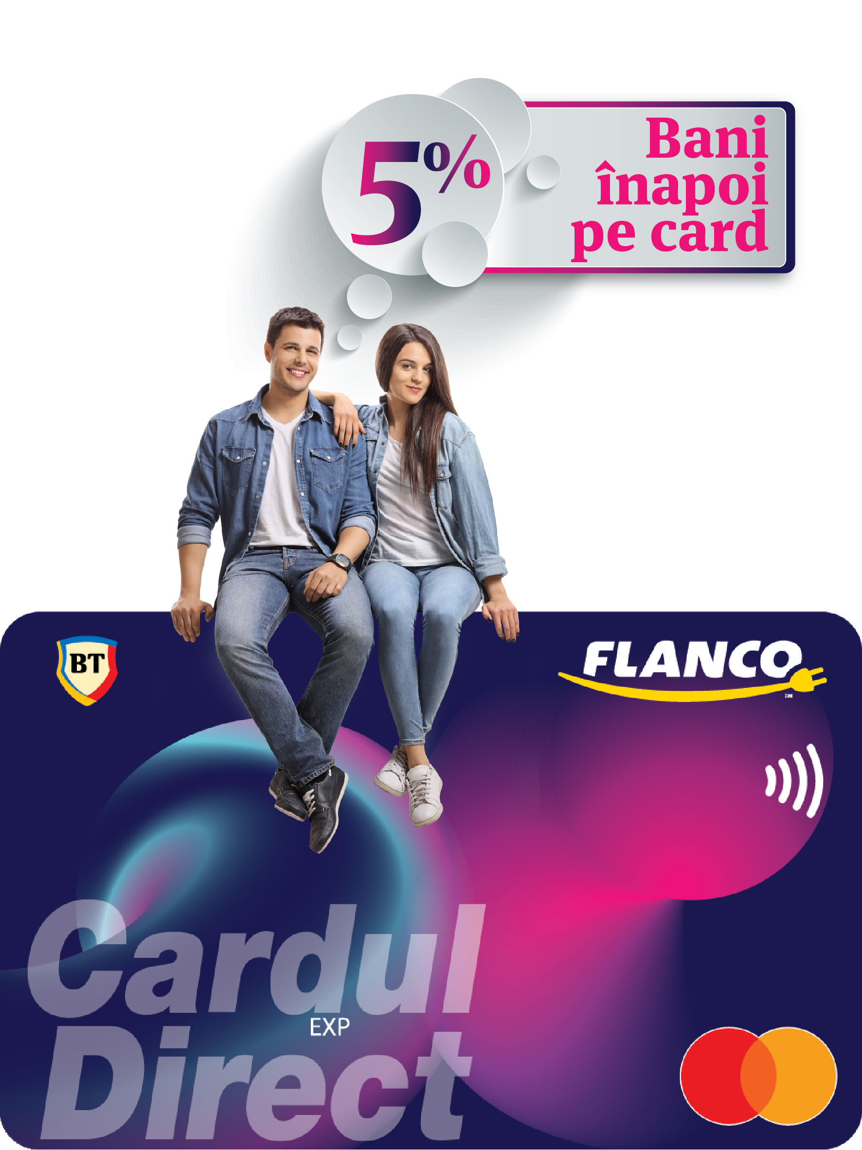 Flanco și BT Direct lansează un card co-branded care aduce clienților 5% din valoarea cumpărăturii înapoi pe card