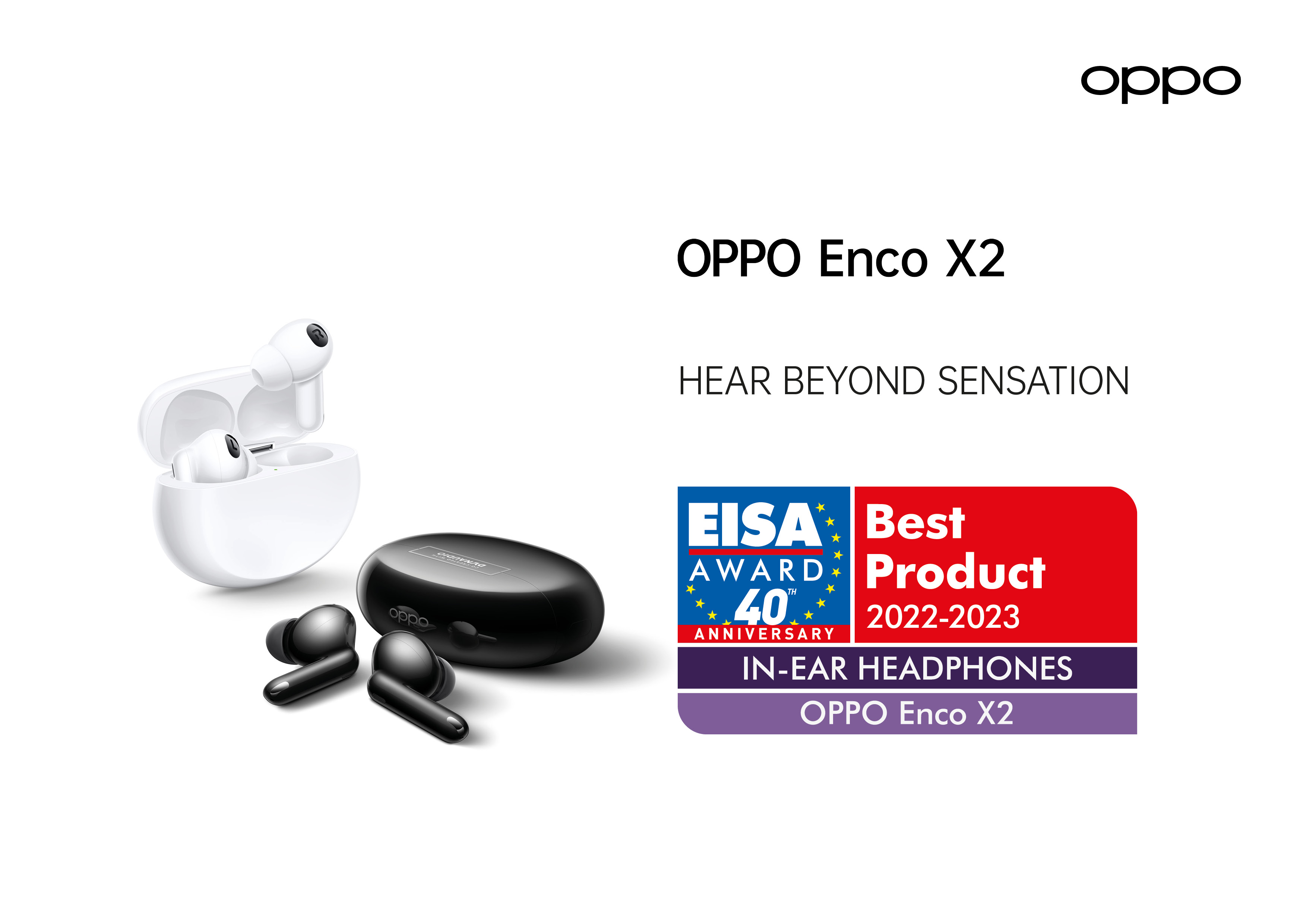 OPPO câștigă pentru a treia oară premiul EISA Advanced Smartphone 2022-2023 și, în premieră, distincția EISA In-EarHeadphones 2022-2023