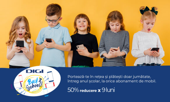 Tradiția promoțiilor de toamnă continuă cu „Back 2 School”