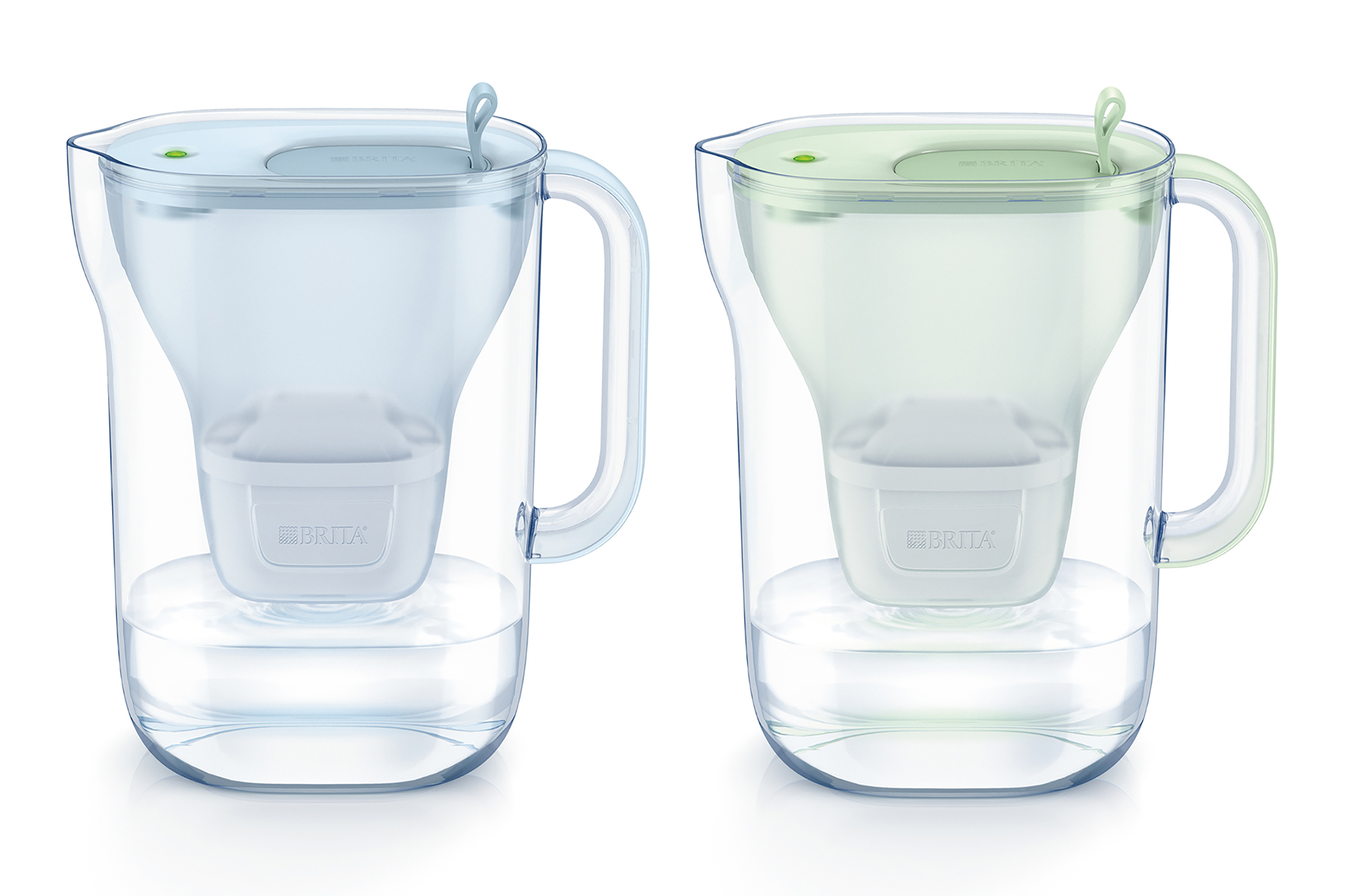 The BRITA water filter jugs are made from NAS® ECO“. The material is produced by using feedstock based on the biomass balance approach, which offers a distinctly lower carbon footprint than classical feedstock.