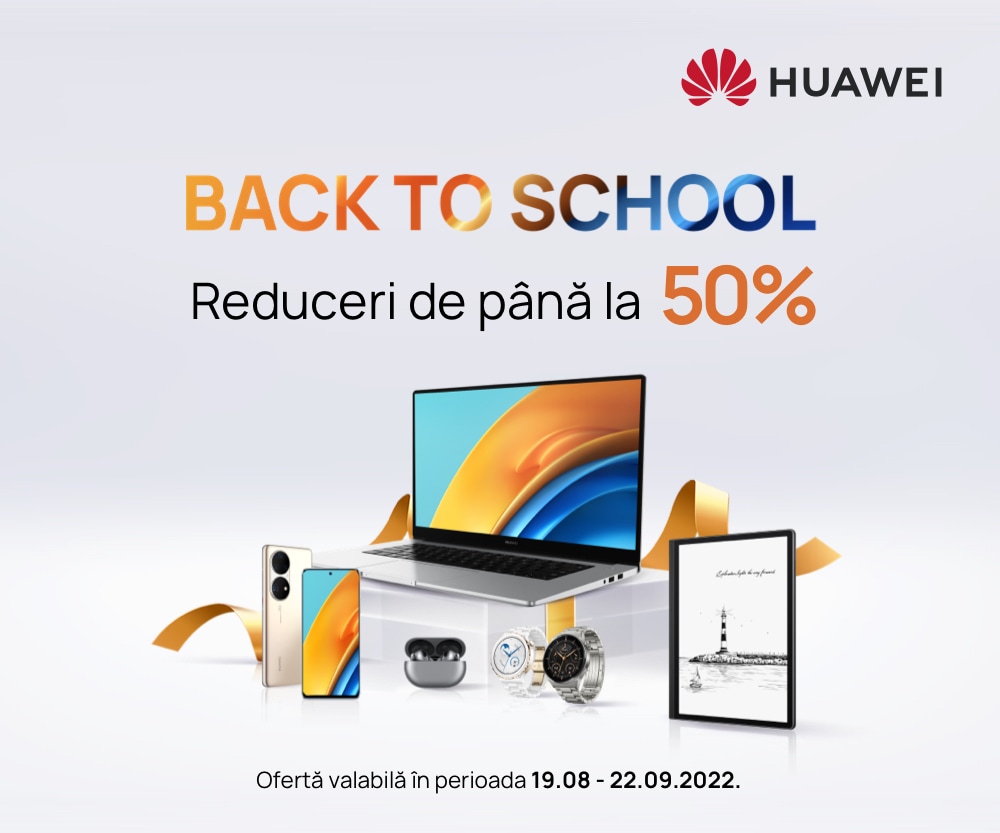 Huawei Back To School continuă cu noi surprize și reduceri avantajoase la produse din segmentul Wearables