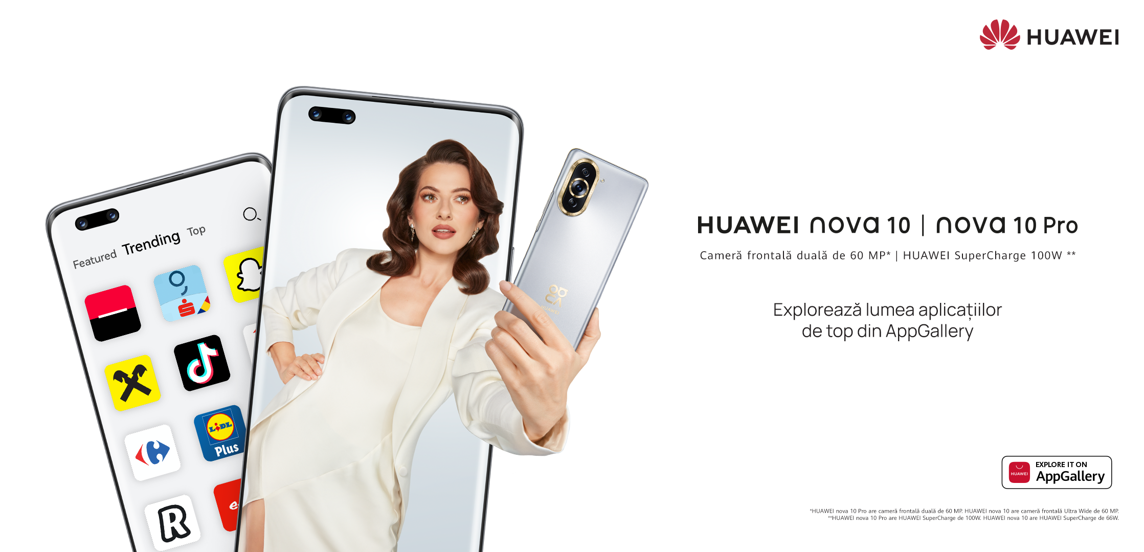 AppGallery surprinde consumatorii cu aplicații de top pentru lansarea noului HUAWEI nova 10