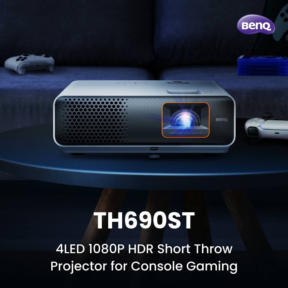 BenQ TH690ST, proiector short throw 4LED pentru gaming