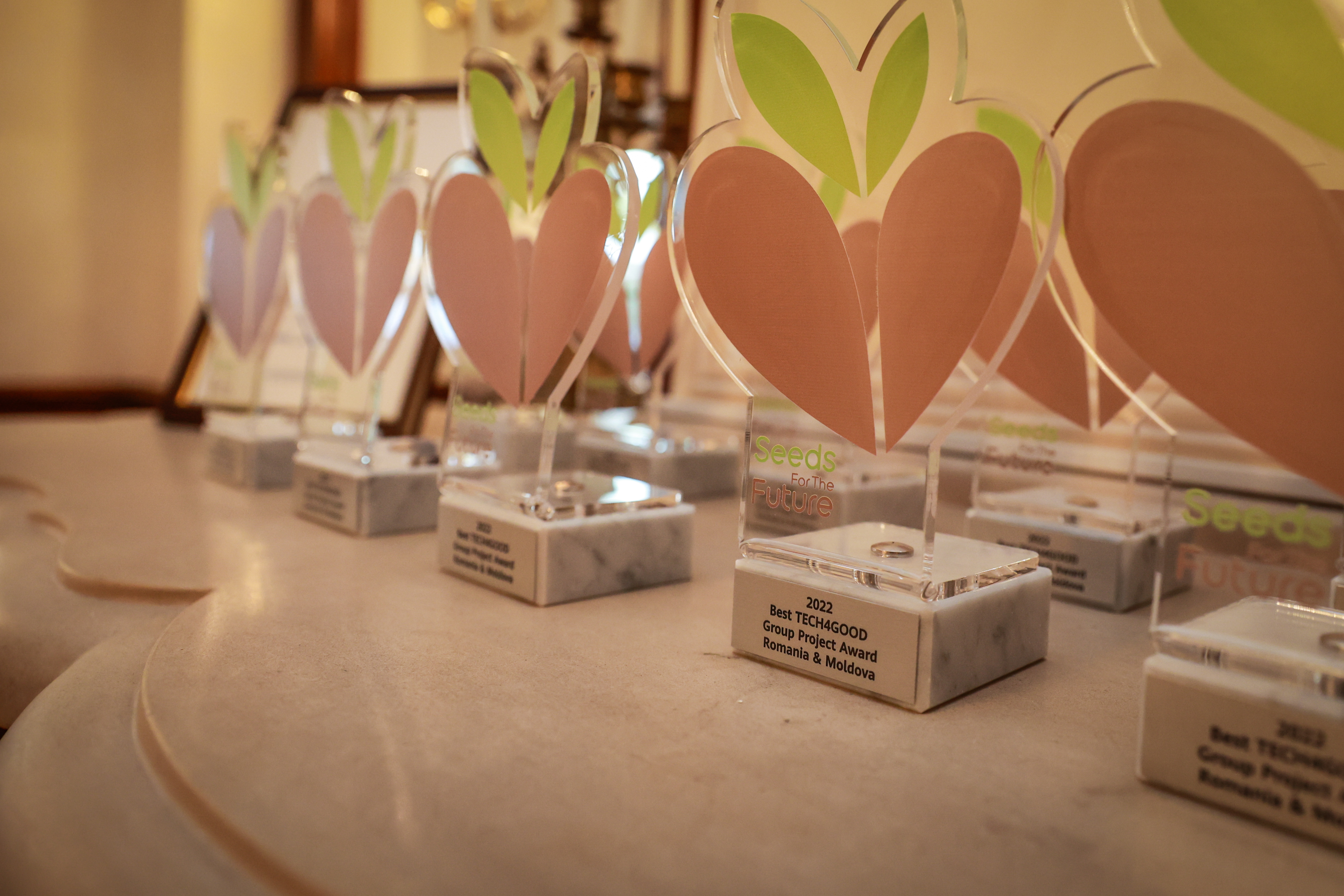 foto trofee ceremonie de premiere Seeds for the Future