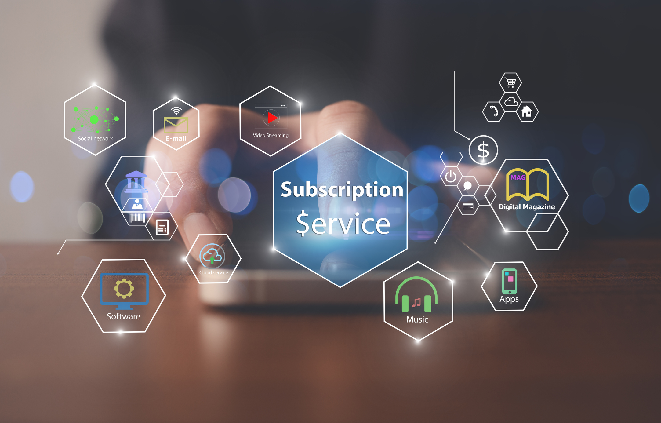 Subscription business model concepts