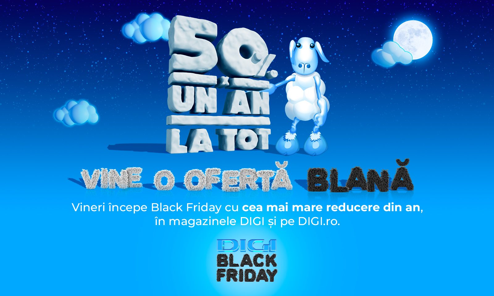 Black Friday se întoarce la DIGI cu cele mai mari reduceri din an