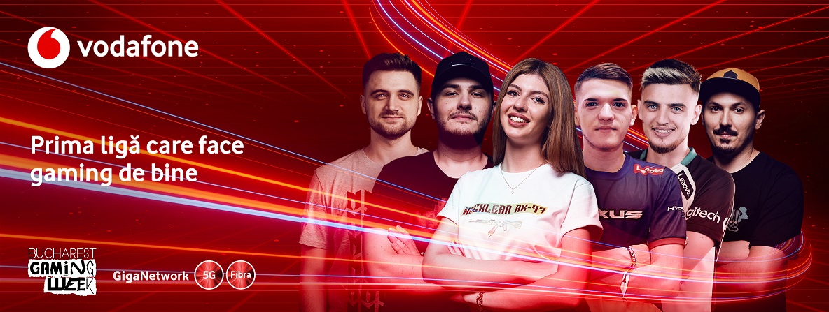 Vodafone conectează fanii cu cei mai tari streameri de gaming din Romania, la Bucharest Gaming Week 12:57