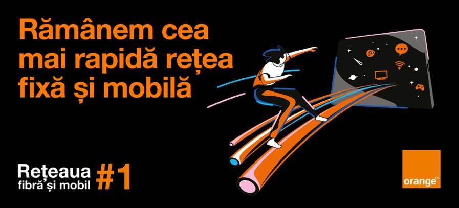 Măsurătorile ANCOM prin intermediul Netograf.ro confirmă – clienții Orange au cele mai bune viteze medii de internet fix și mobil din România
