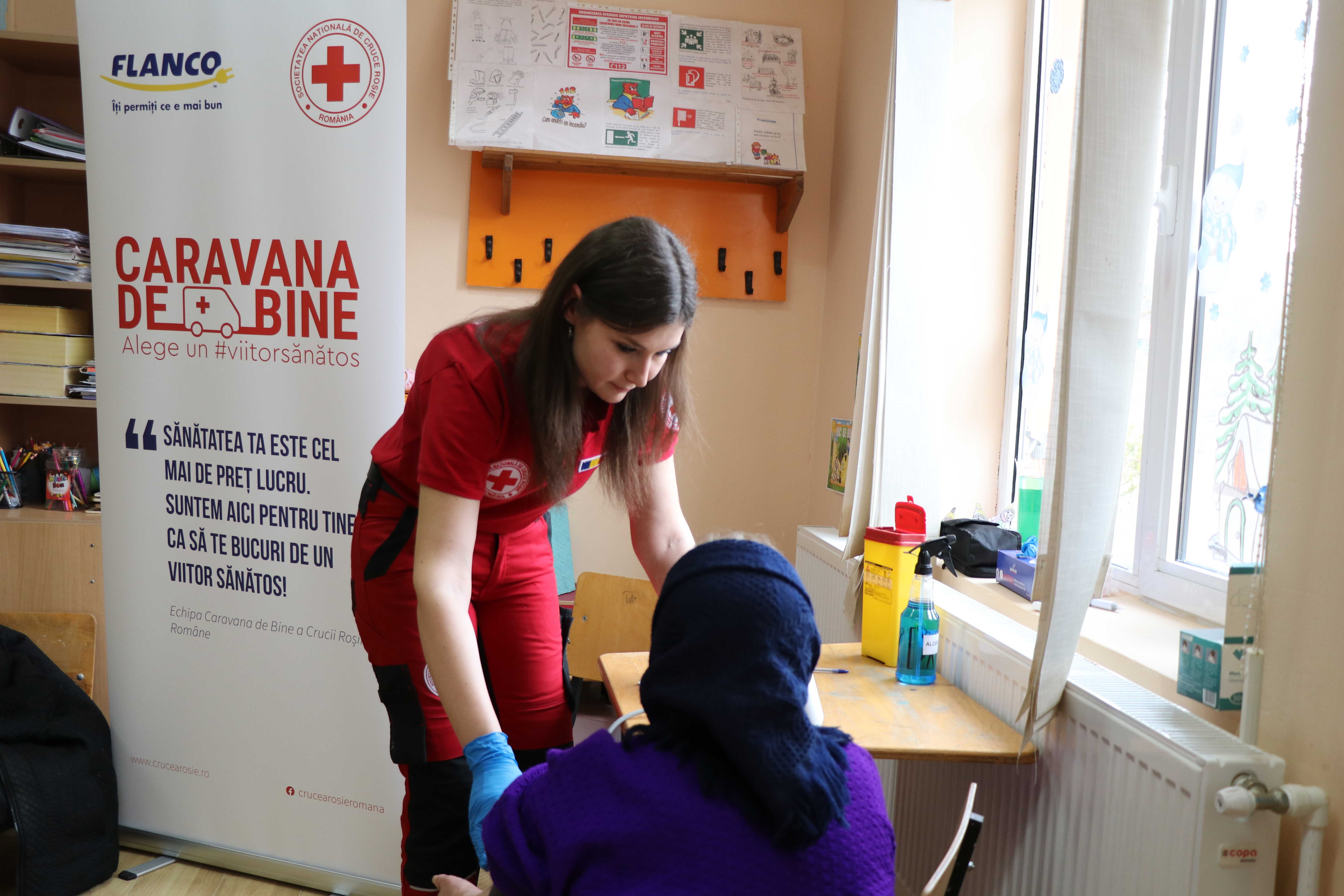 Flanco sprijină financiar proiectul Caravana de Bine  al Crucii Roșii Române: peste 800 de consultații gratuite în doar două luni