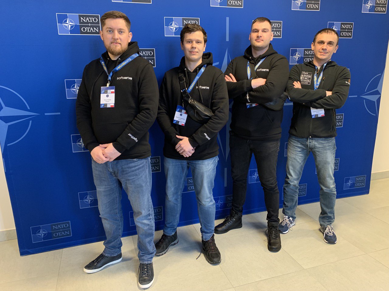 Inginerii ucraineni de la SoftServe, câștigători ai hackatonului NATO 2023