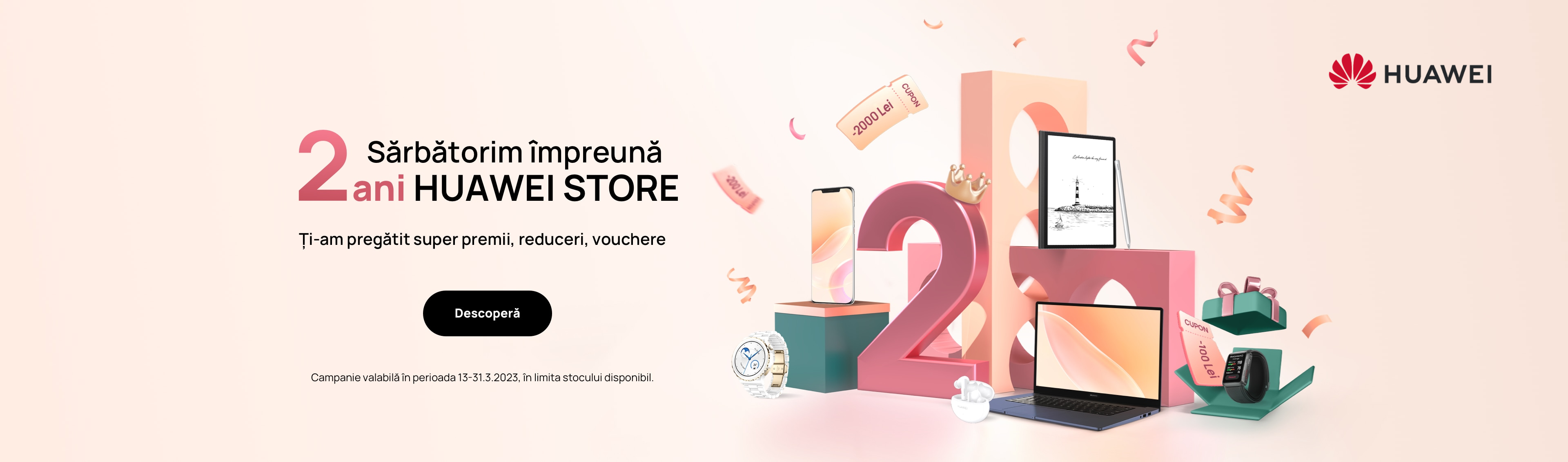 Huawei Store la a doua aniversare