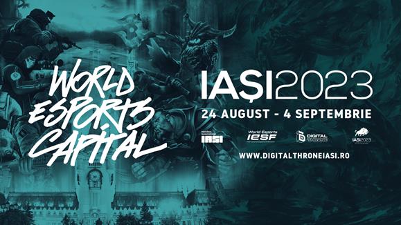 Iașiul găzduiește Campionatul Mondial de Esports din 2023