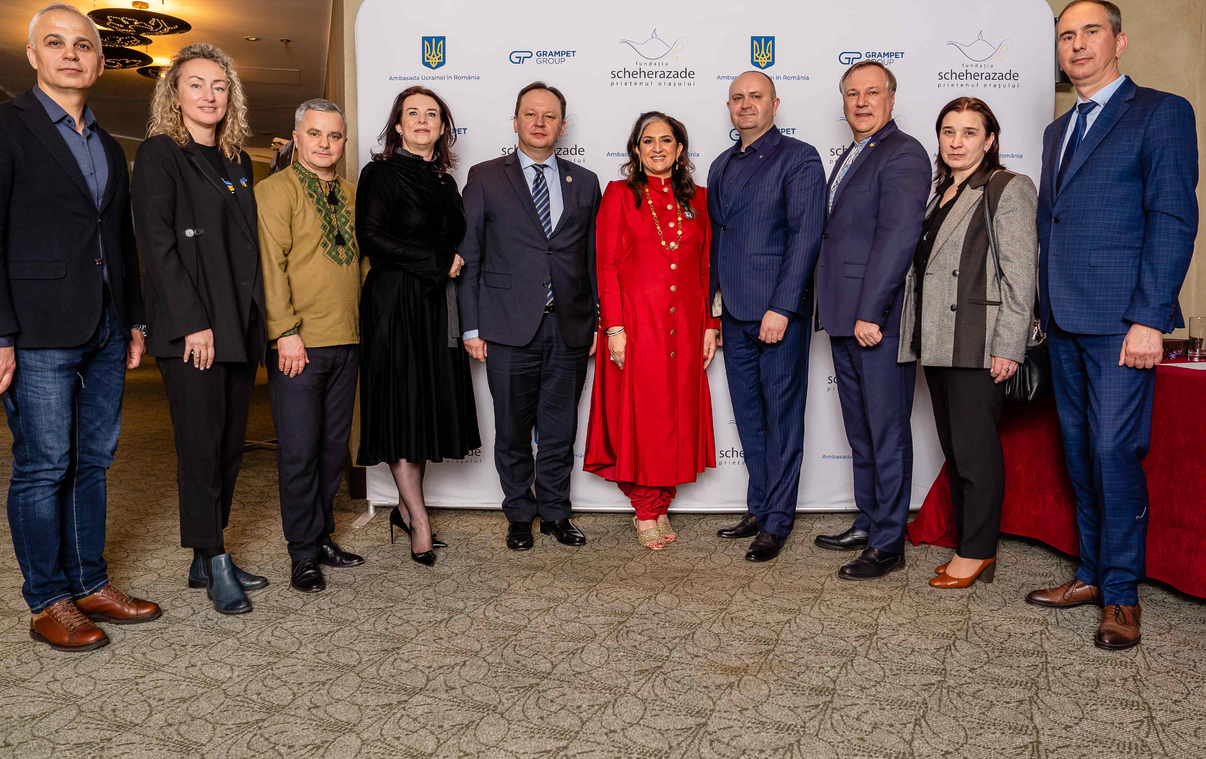 Fundația Scheherazade și Ambasada Ucrainei onorează peste 20 de companii și instituții care au sprijinit Ucraina cu donații semnificative în anul 2022