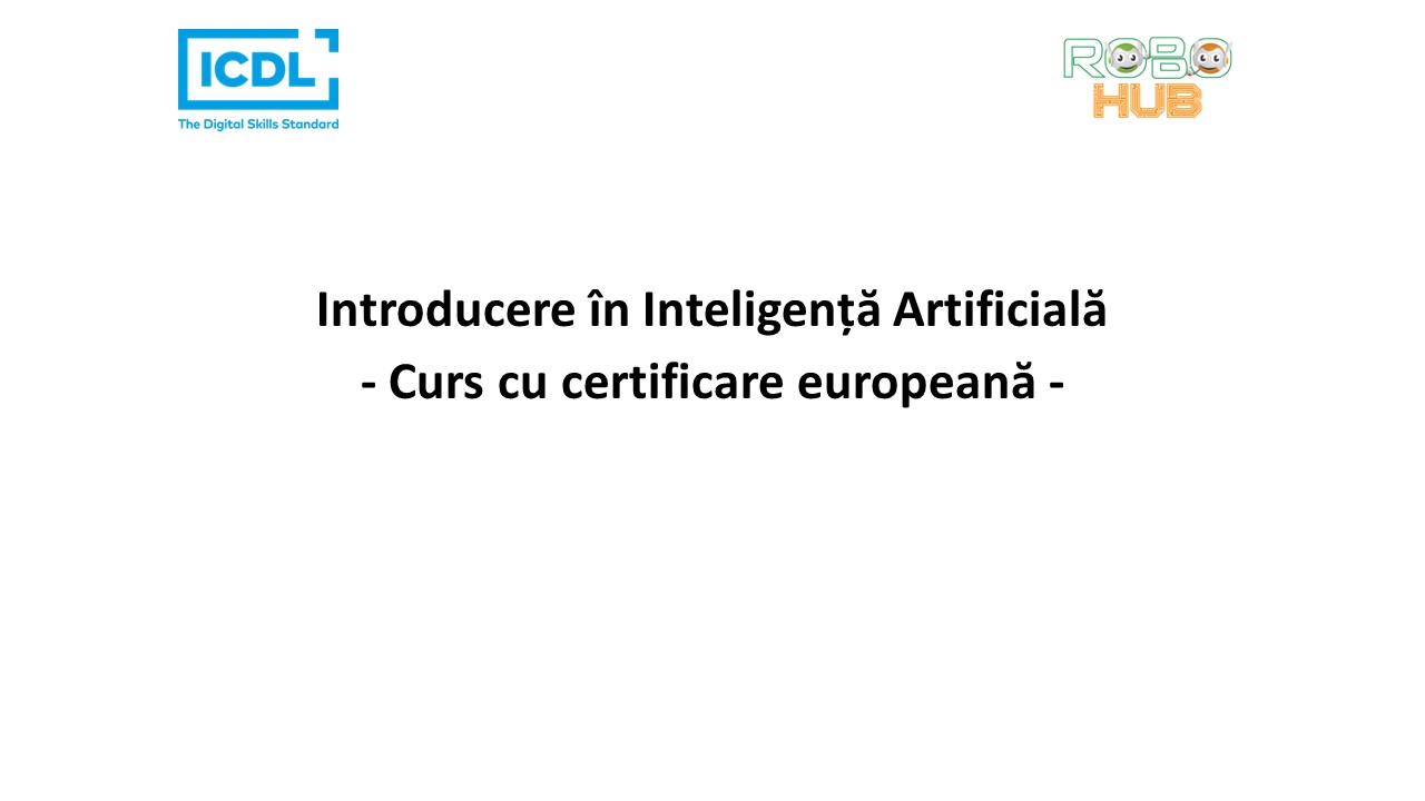 Introducere in Inteligenta Artificala