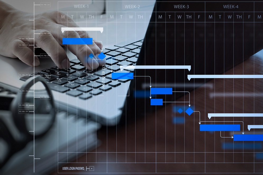 Project,Manager,Working,And,Update,Tasks,With,Milestones,Progress,Planning