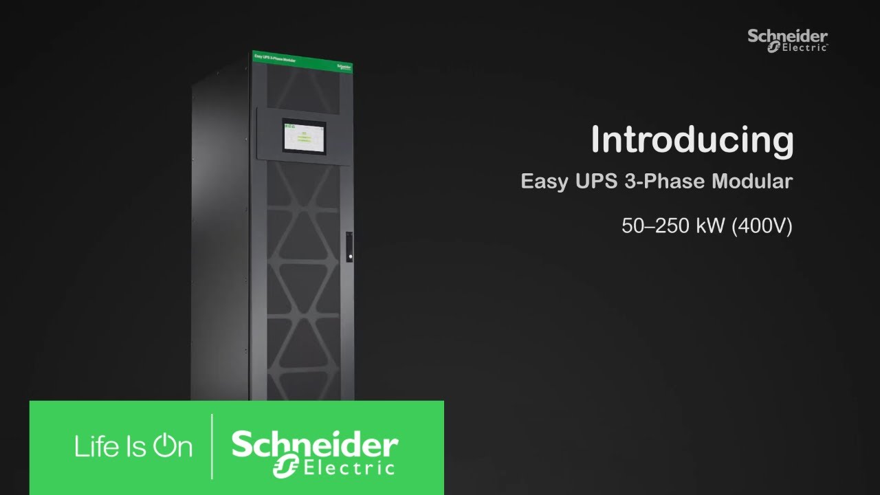 Noul UPS Easy UPS 3-Phase Modular by Schneider Electric – soluție fiabilă, scalabilă și ușor de implementat