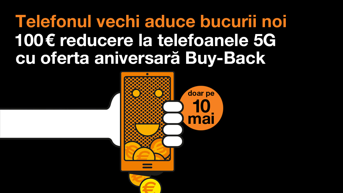 La 1 an de la lansarea programului de economie circulară “Re”, Orange anunță o campanie de o zi pentru a răsplăti clienții care aduc telefoanele vechi în magazine