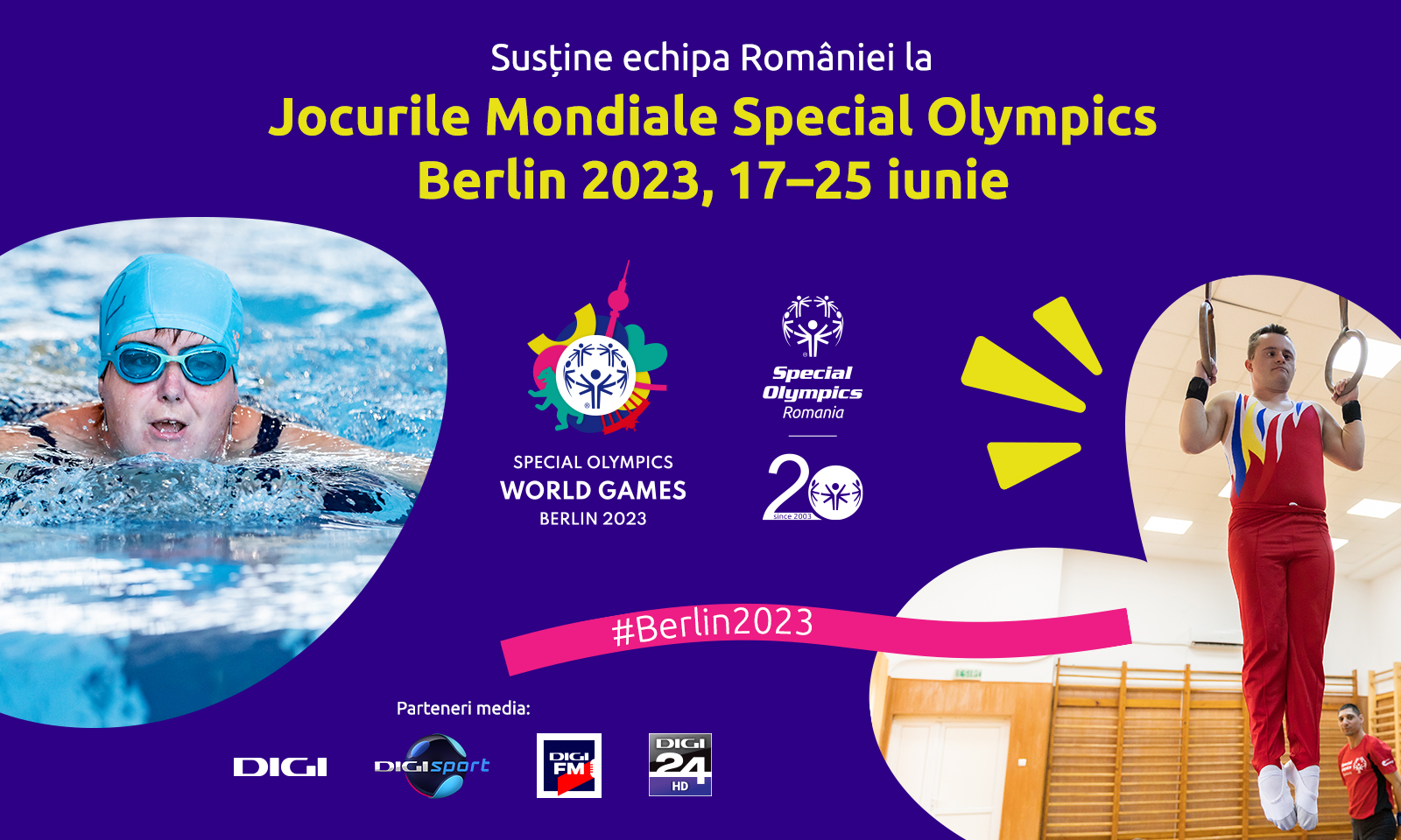 DIGI, partener media al Special Olympics România la Jocurile Mondiale de la Berlin 2023