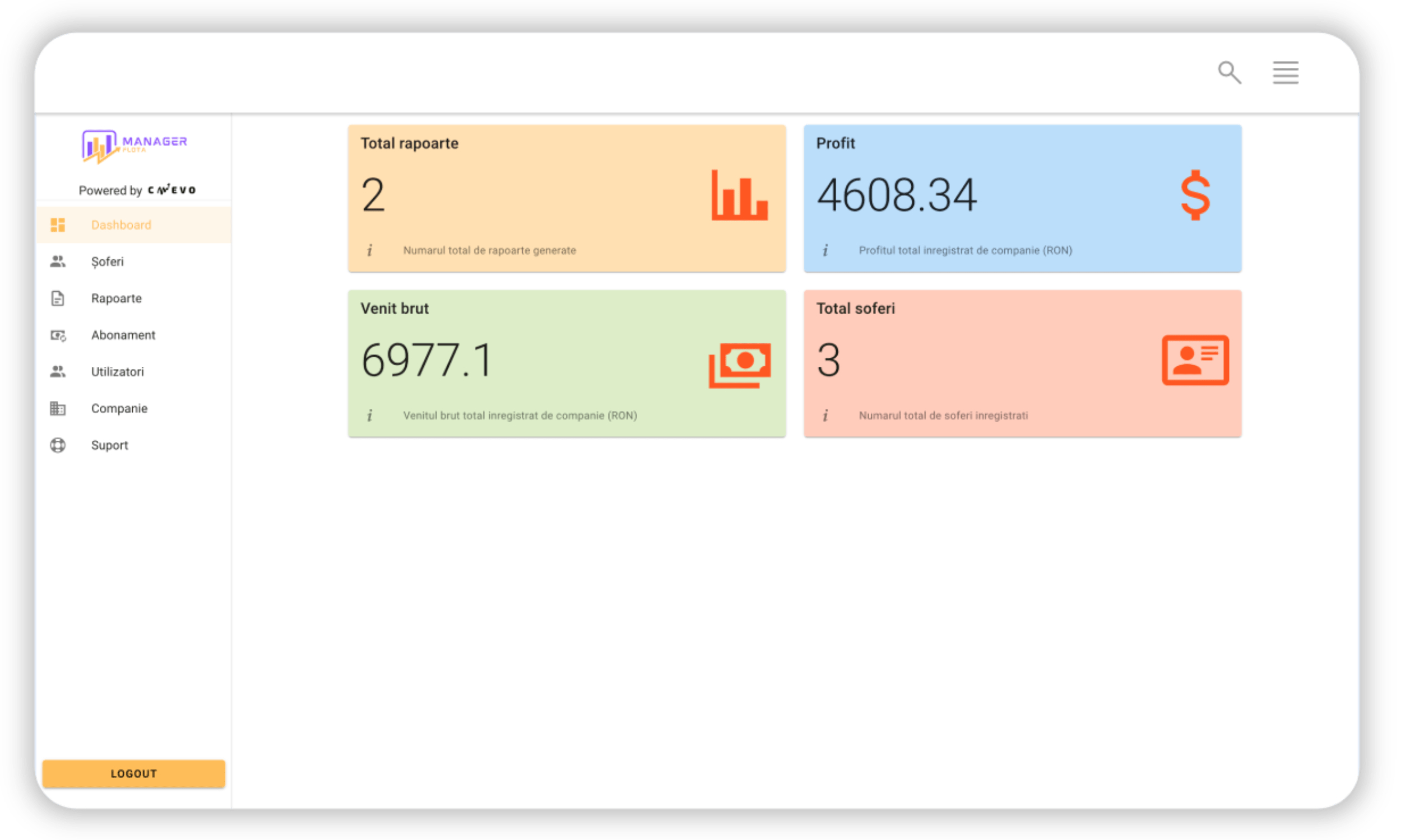 Procesul de administrare a flotelor poate fi simplificat