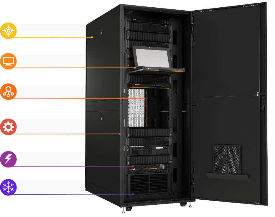 Vertiv™ SmartCloset™, o soluție completă, concepută pentru a proteja cabinetele IT și de rețea