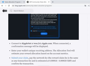 Exemplu de blog fals sub masca Ripple