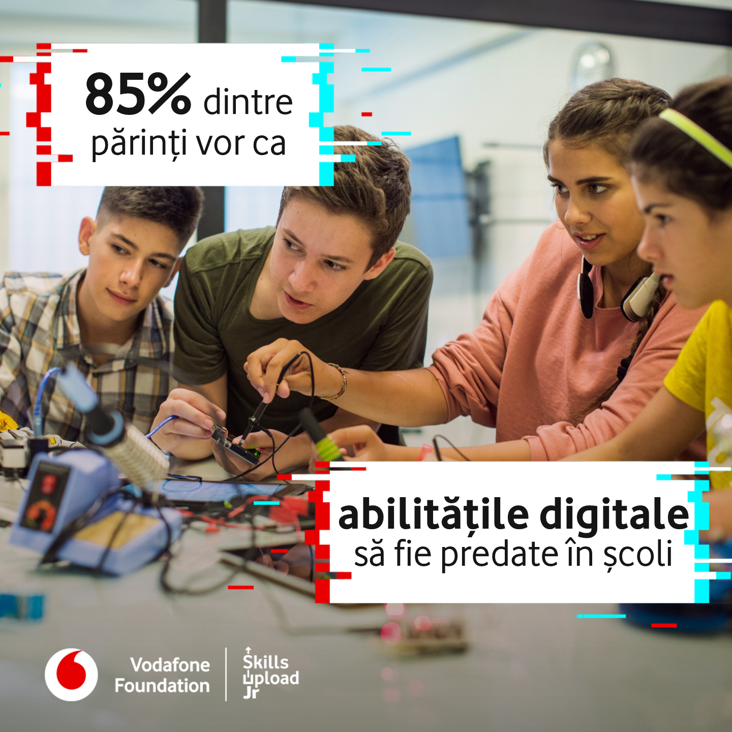 Fundația Vodafone: părinții din Portugalia și România vor ca școlile să fie responsabile pentru dezvoltarea competențelor digitale