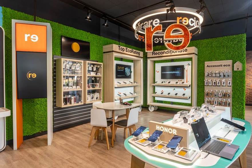 Orange redeschide smart shop-ul din Piața Victoriei sub un nou concept ce ilustrează grija pentru mediu