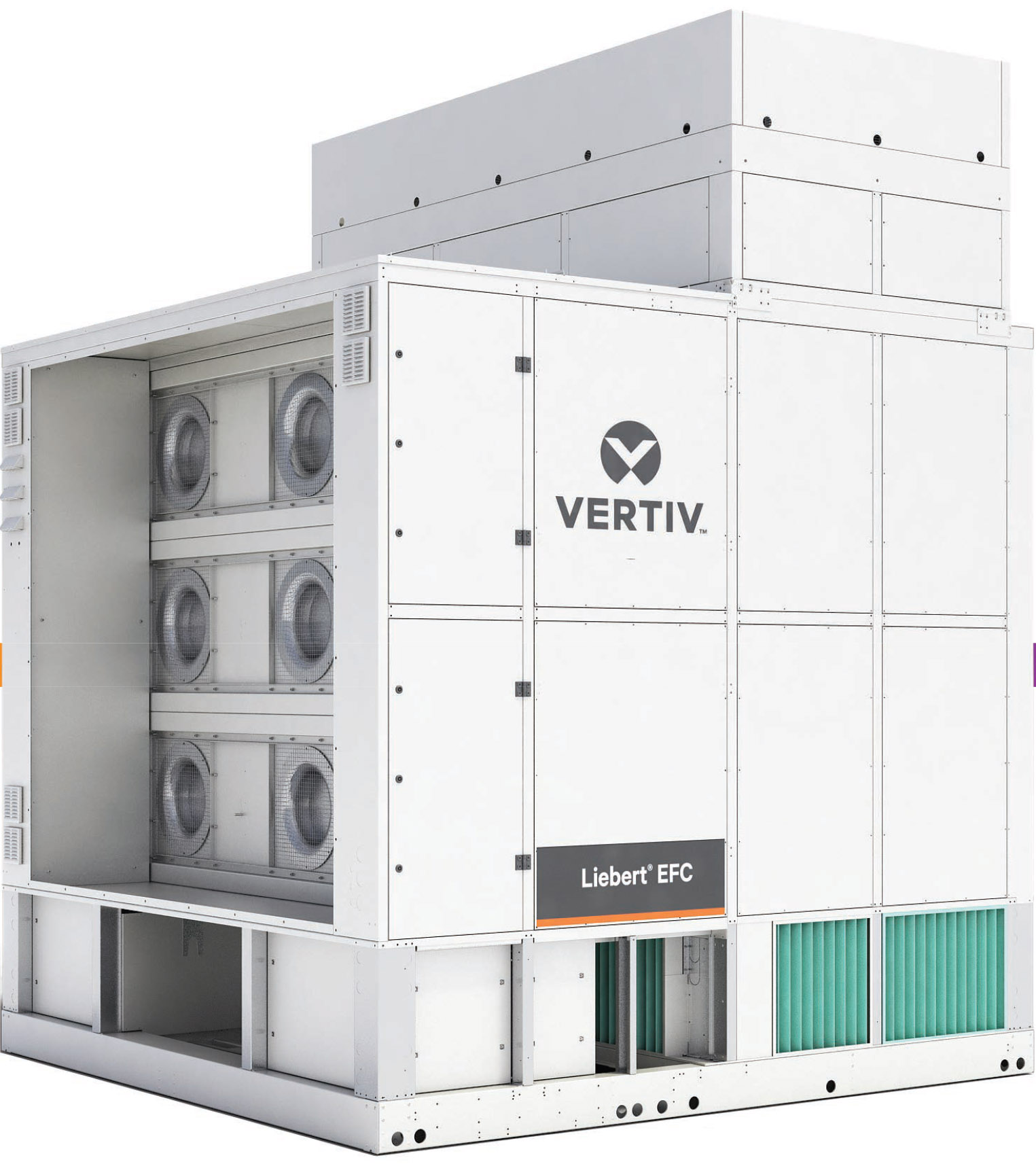 Vertiv™ Liebert® EFC, soluția de răcire prin evaporare indirectă extrem de eficientă, cu compozit HE