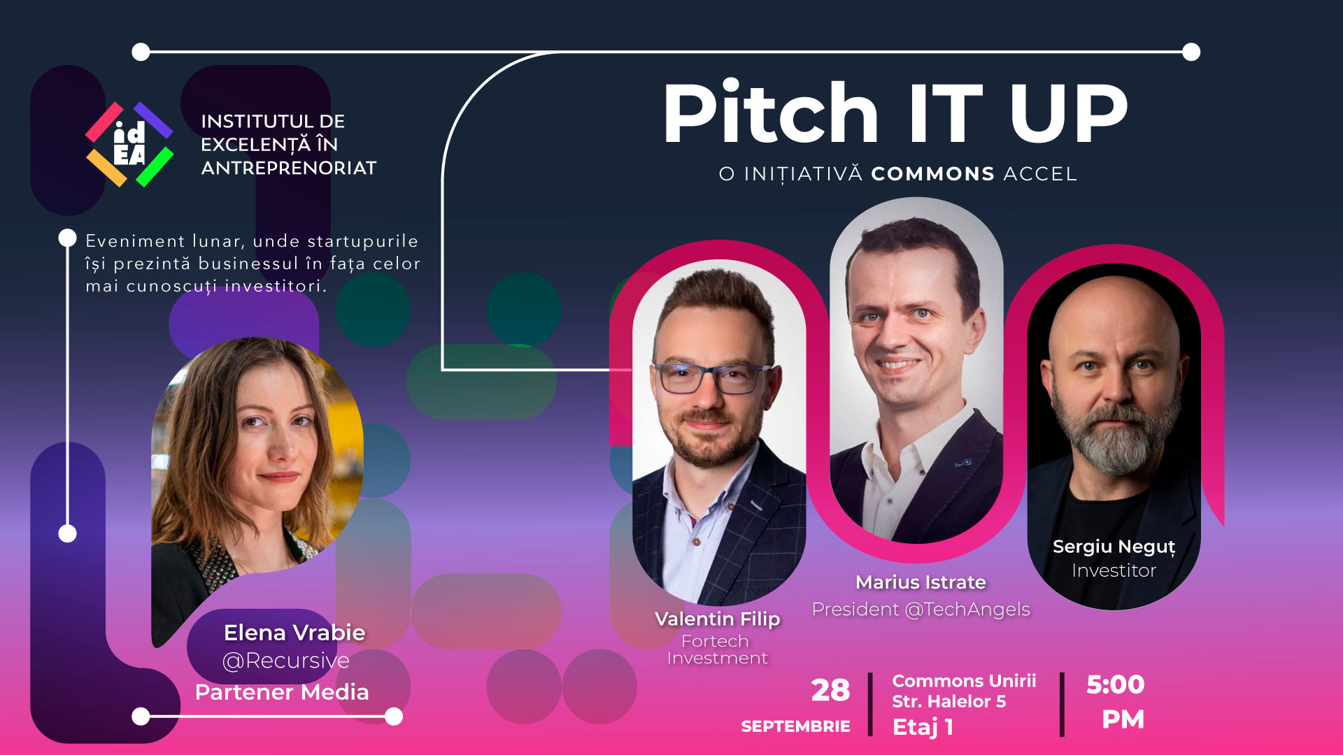 Antreprenorii români pot obține finanțare la Pitch It UP